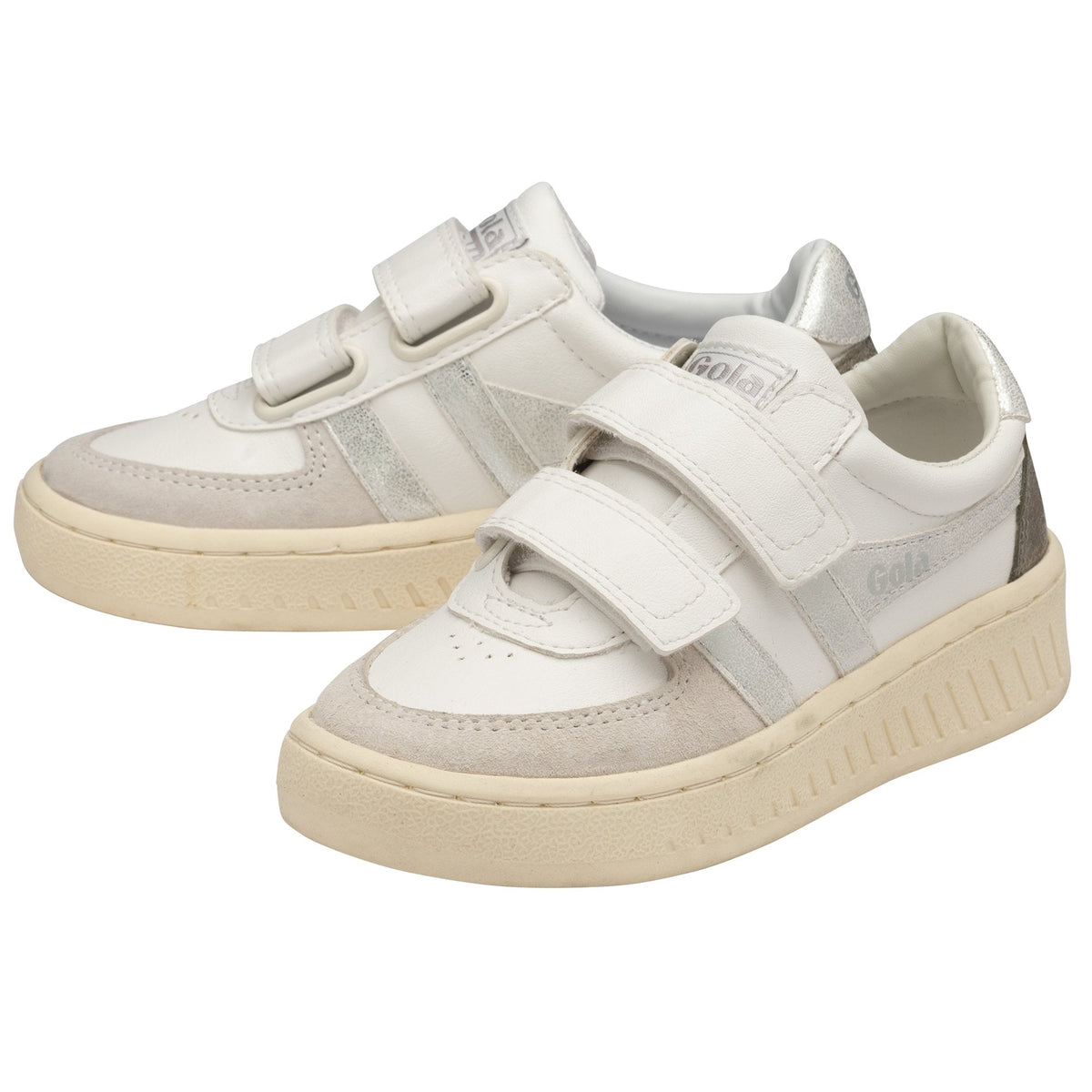 Gola Gola Classics Kids Grandslam Metallic Strap Trainers